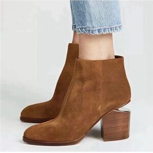 Alexander Wang Gabi Suede Ankle Boots